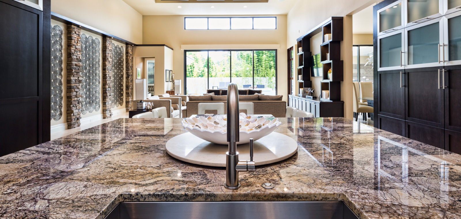 Kitchen and living-space inspiration from the brokerage’s existing website; not an identified listing